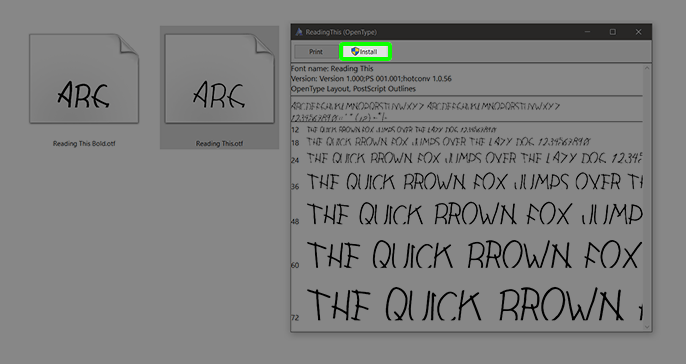 install new fonts for photoshop mac